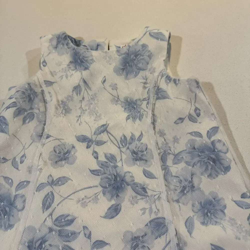 GB Girls Toddler Girl 2T Southern Blue Dress - Picture 6 of 6